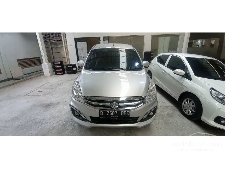 Jual Mobil Suzuki Ertiga 2015 GX 1.4 di DKI Jakarta Automatic MPV Silver Rp 141.000.000