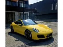 2018 Porsche 911 3.0 Carrera Coupe Versi ATPM. Super LOW KM 6,xxx ONLY ANTIK LIKE NEW CAR. COLOR YELLOW On SADDLE BROWN. PRICE CASH BEST DEAL NEGO YA