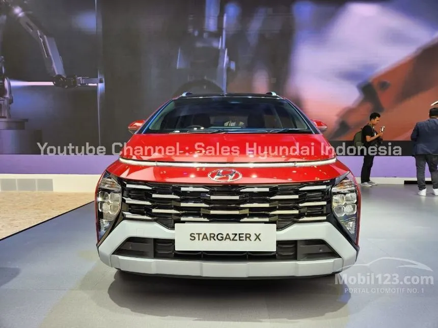 Jual Mobil Hyundai Stargazer X 2024 Prime 1.5 di Banten Automatic Wagon Merah Rp 325.400.000