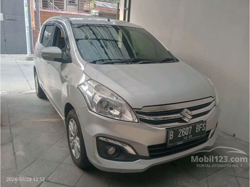 Jual Mobil Suzuki Ertiga 2015 GX 1.4 di DKI Jakarta Automatic MPV Silver Rp 131.000.000