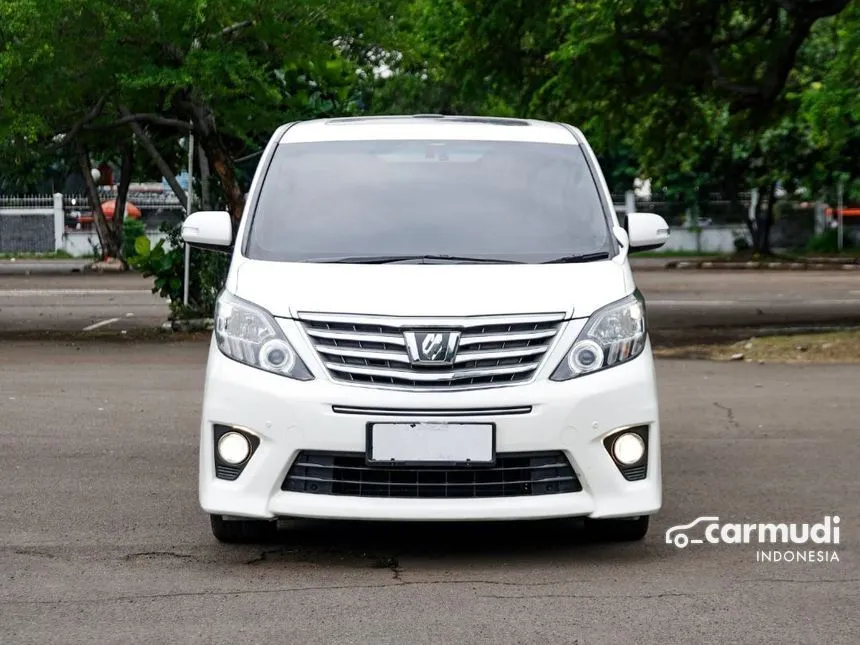 Jual Mobil Toyota Alphard 2014 SC 2.4 di DKI Jakarta Automatic MPV Putih Rp 355.000.000
