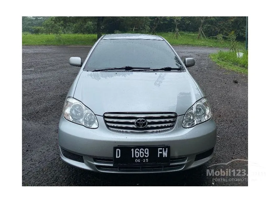 Jual Mobil Toyota Corolla Altis 2002 G 1.8 di Jawa Barat Manual Sedan Silver Rp 90.000.000