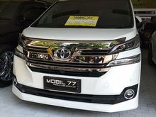 2016 Toyota Vellfire 2.5 G Van Wagon