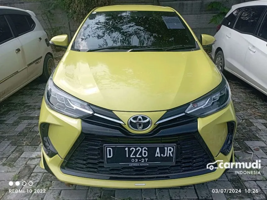 Jual Mobil Toyota Yaris 2022 S GR Sport 1.5 di DKI Jakarta Manual Hatchback Kuning Rp 206.000.000