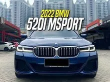 2022 BMW 520i 2.0 M Sport Sedan G30 LCI Blue on Black Biru 520 i Msport Facelift
