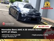 2022 Mercedes-Benz AMG A35 2.0 4MATIC Sedan W177 AT Hitam [ LOW KM 16RB ]