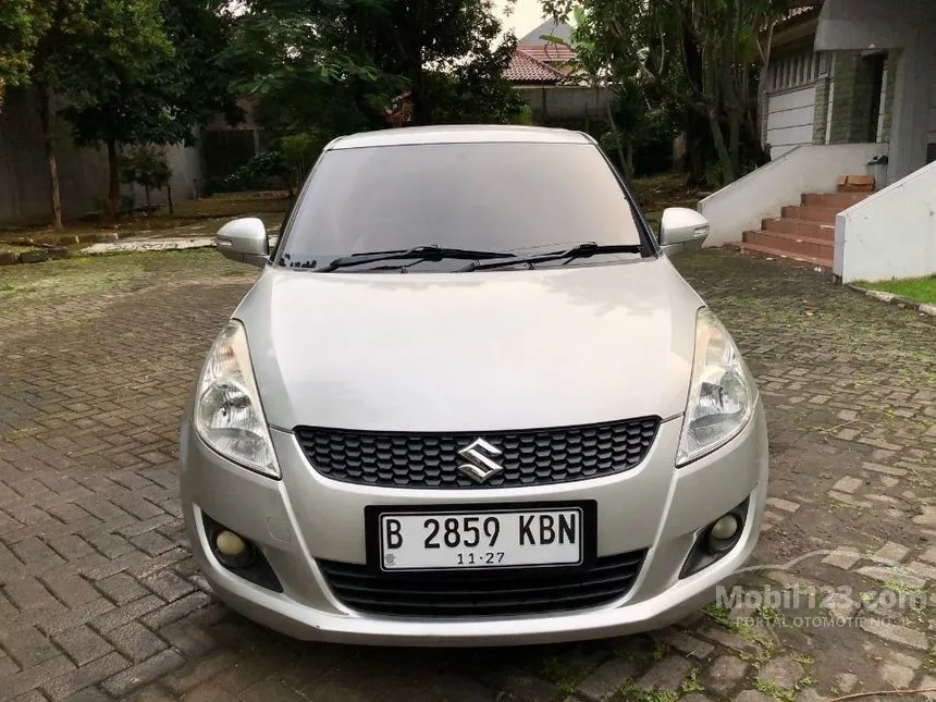 Jual Mobil Suzuki Swift 2013 GX 1.4 di DKI Jakarta Automatic Hatchback Silver Rp 125.000.000