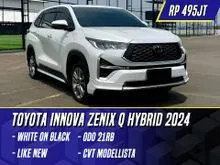 2024 Toyota Kijang Innova Zenix 2.0 Q HV TSS Modellista (Non Premium Color) MPV Hybrid White on Black Putih CVT Modelista