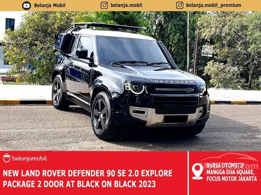 Jual Mobil Land Rover Defender 2023 90 P300 Explorer Package 2.0 di DKI Jakarta Automatic SUV Hitam Rp 2.245.000.000