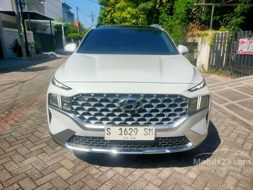 Jual Mobil Hyundai Santa Fe 2021 Prime 2.5 di Jawa Timur Automatic SUV Putih Rp 475.000.000