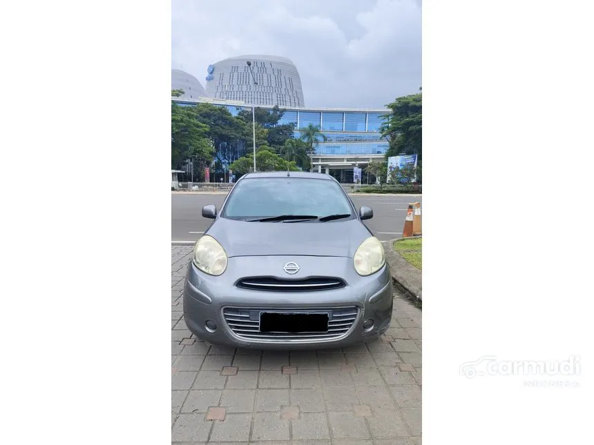 Jual Mobil Nissan March 2011 1.2 di Banten Automatic Hatchback Abu