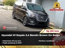 2021 Hyundai H-1 2.4 Royale Limited MPV AT Brown On Beige NIK 2021 [ GARANSI 5TH ]