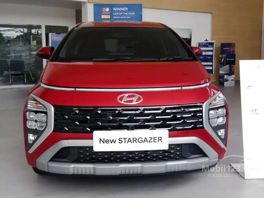Jual Mobil Hyundai Stargazer 2024 Essential 1.5 di DKI Jakarta Automatic Wagon Merah Rp 255.300.000