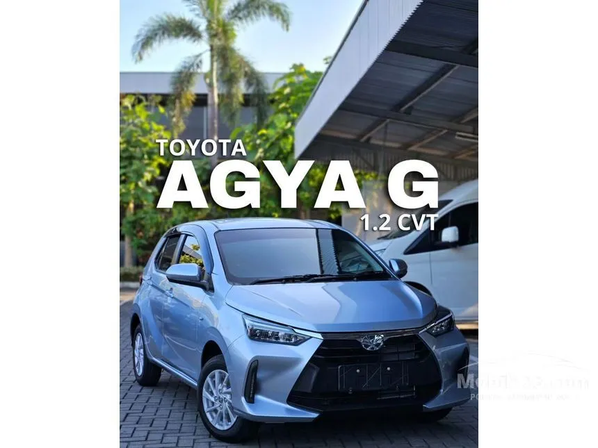 Jual Mobil Toyota Agya 2024 G 1.2 di Jawa Barat Automatic Hatchback Silver Rp 177.300.000