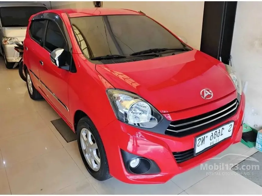 Jual Mobil Daihatsu Ayla 2018 X 1.0 di Jawa Timur Manual Hatchback Merah Rp 105.000.000