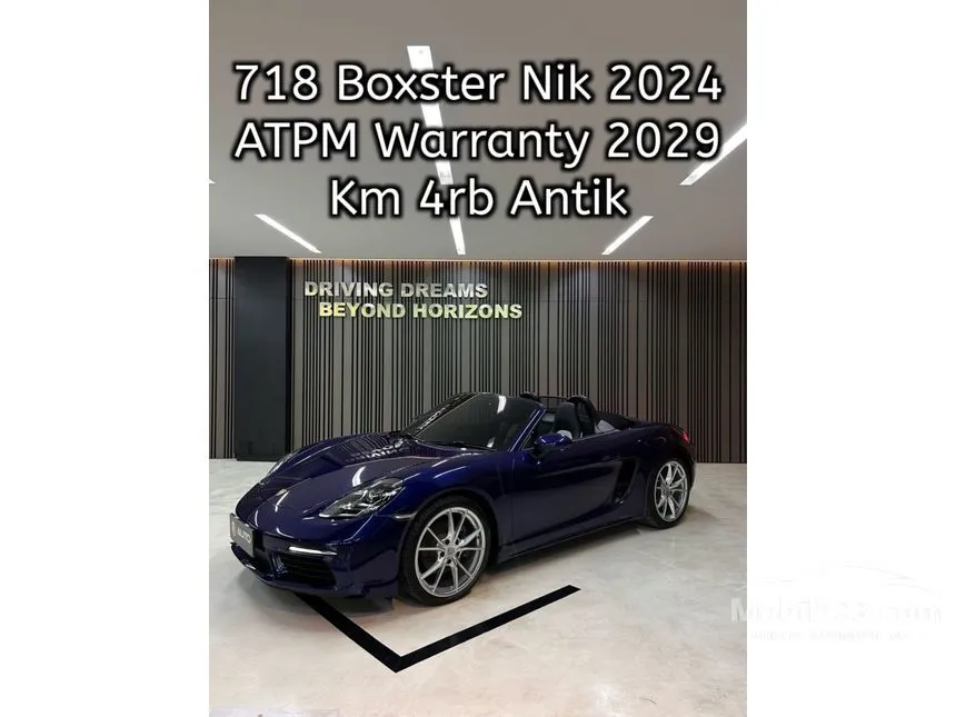 Jual Mobil Porsche 718 2024 Boxster 2.0 di DKI Jakarta Automatic Convertible Biru Rp 2.400.000.000