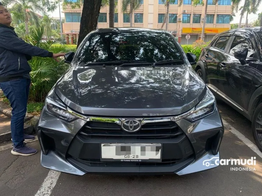 Jual Mobil Toyota Agya 2023 G 1.2 di DKI Jakarta Automatic Hatchback Abu