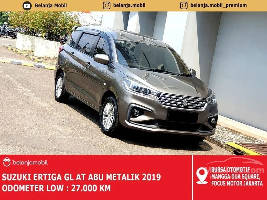 Jual Mobil Suzuki Ertiga 2019 GL 1.5 di DKI Jakarta Automatic MPV Abu