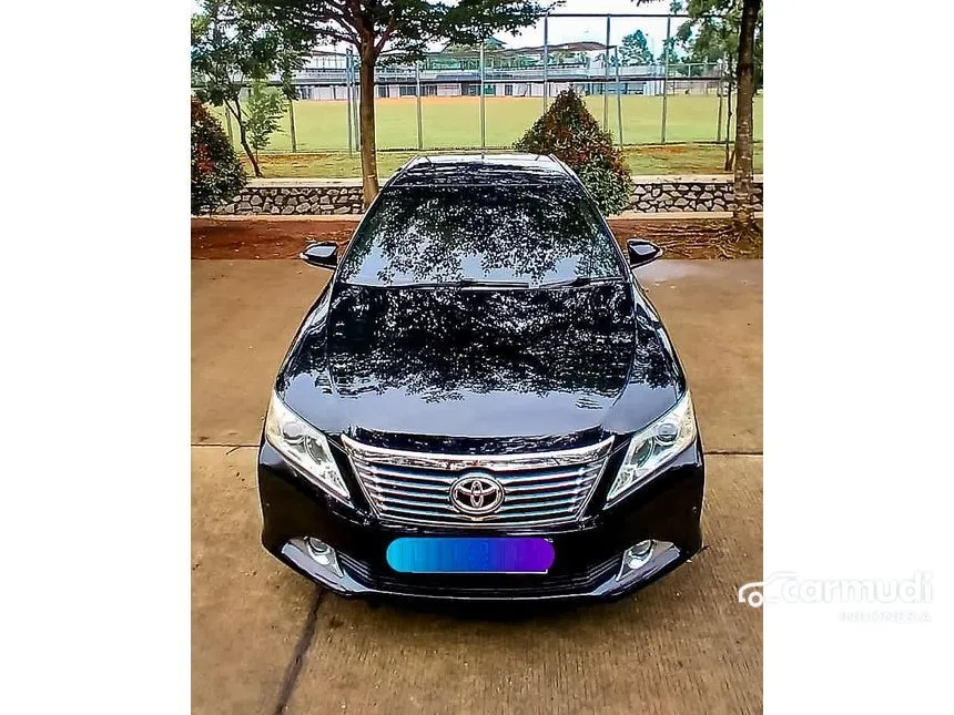 Jual Mobil Toyota Camry 2012 V 2.5 di Banten Automatic Sedan Hitam Rp 160.000.000