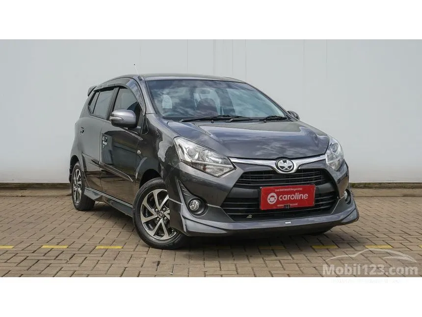 Jual Mobil Toyota Agya 2018 TRD 1.2 di Jawa Barat Automatic Hatchback Abu