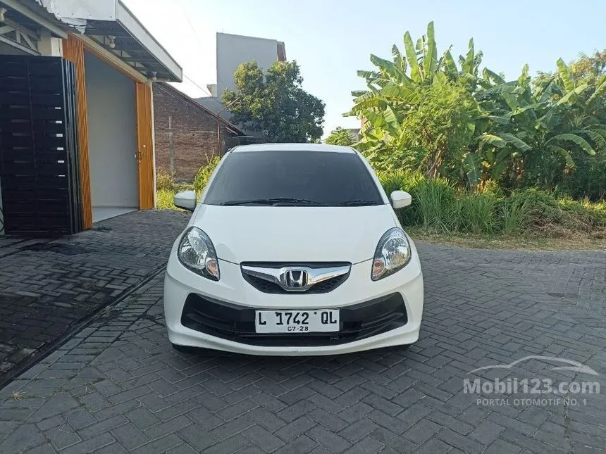 Jual Mobil Honda Brio 2013 Sports E 1.3 di Jawa Timur Manual Hatchback Putih Rp 108.000.000