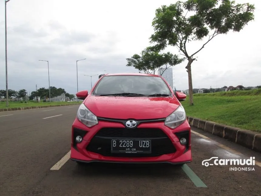 Jual Mobil Toyota Agya 2021 TRD 1.2 di Banten Automatic Hatchback Merah Rp 128.000.000