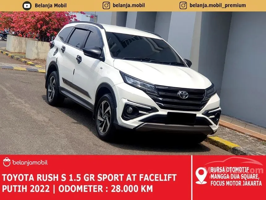 Jual Mobil Toyota Rush 2022 GR Sport 1.5 di DKI Jakarta Automatic SUV Putih Rp 229.000.000