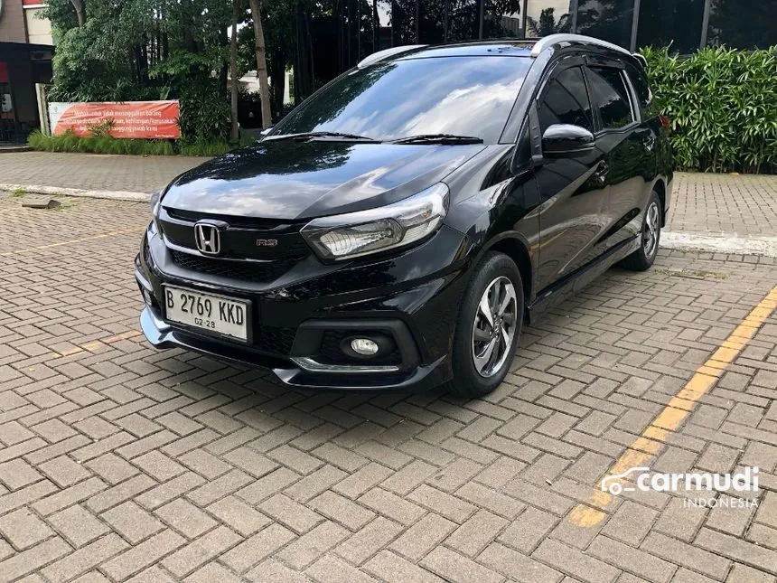 Jual Mobil Honda Mobilio 2018 RS 1.5 di Jawa Barat Automatic MPV Hitam Rp 159.000.000