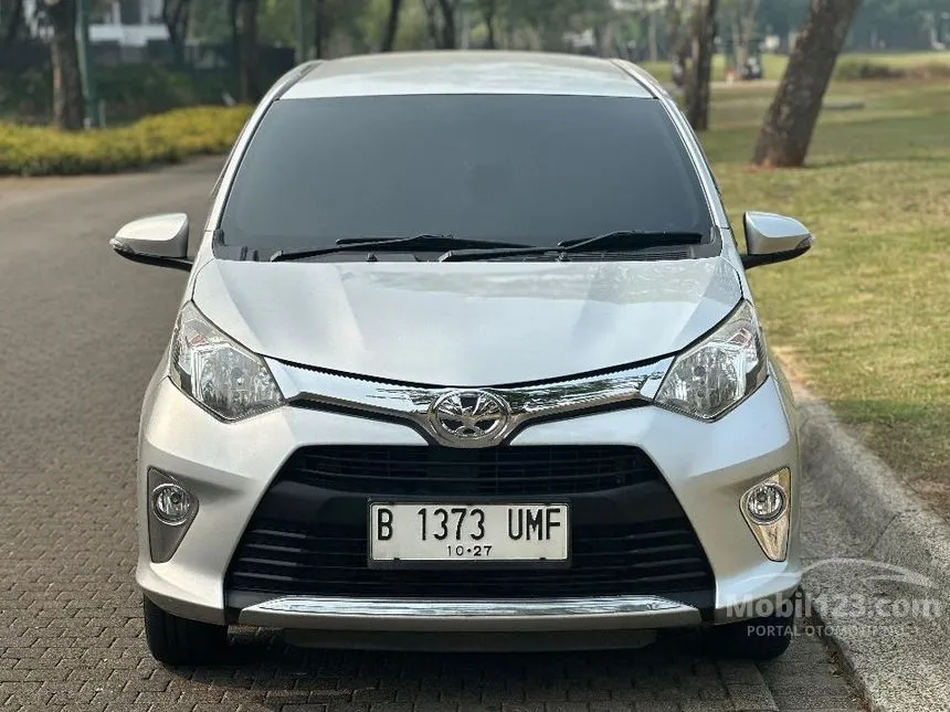 Jual Mobil Toyota Calya 2017 G 1.2 di Banten Automatic MPV Silver Rp 110.000.000