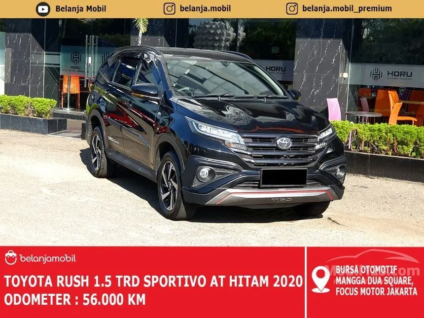 Jual Mobil Toyota Rush 2020 TRD Sportivo 1.5 di DKI Jakarta Automatic SUV Hitam Rp 197.000.000