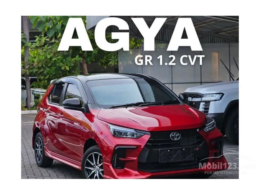 Jual Mobil Toyota Agya 2024 GR Sport 1.2 di Banten Automatic Hatchback Merah Rp 191.400.000