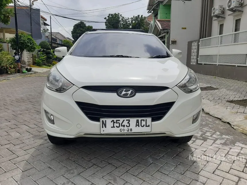 Jual Mobil Hyundai Tucson 2013 XG 2.0 di Jawa Timur Automatic SUV Putih Rp 120.000.000