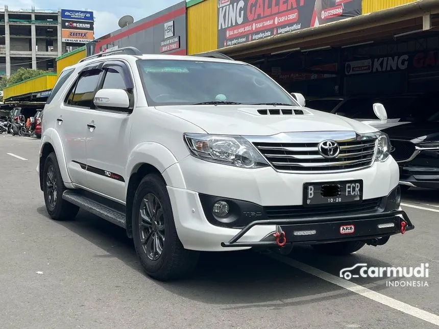 Jual Mobil Toyota Fortuner 2012 G TRD 2.5 di DKI Jakarta Automatic SUV Putih Rp 249.000.000