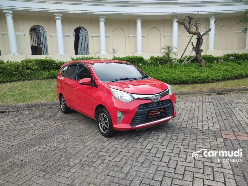 Jual Mobil Toyota Calya 2017 G 1.2 di Banten Automatic MPV Merah Rp 96.000.000