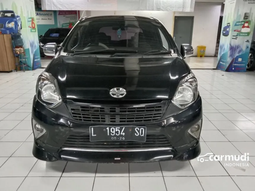 Jual Mobil Toyota Agya 2016 TRD Sportivo 1.0 di Jawa Timur Automatic Hatchback Hitam Rp 118.000.000