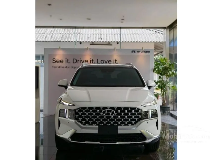 Jual Mobil Hyundai Santa Fe 2024 CRDi Signature 2.2 di Banten Automatic SUV Putih Rp 730.000.000