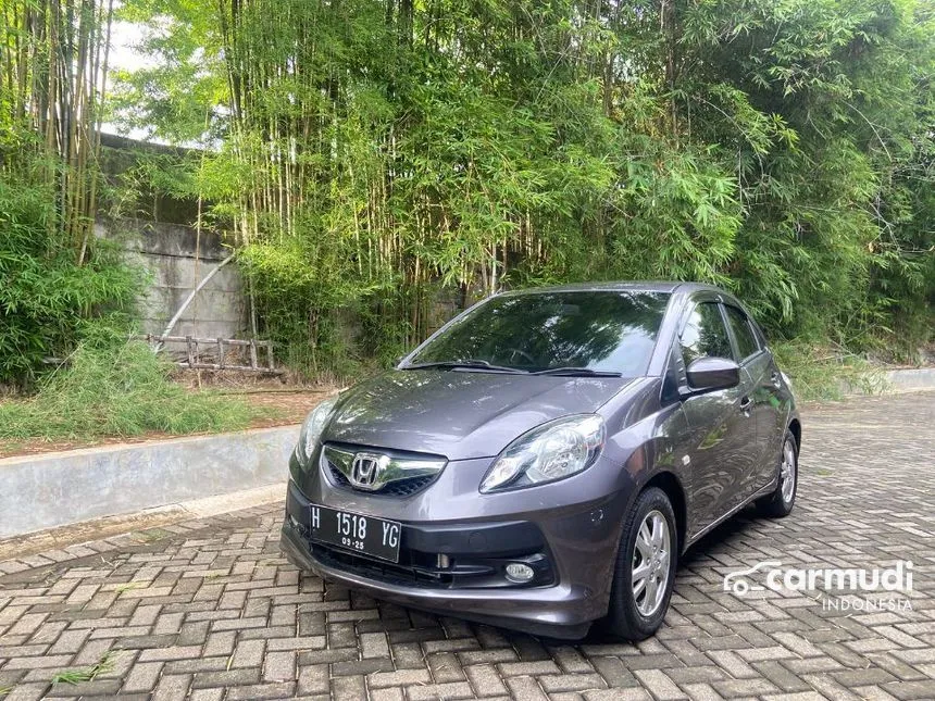 Jual Mobil Honda Brio 2015 Satya E 1.2 di Jawa Tengah Manual Hatchback Abu