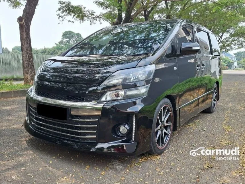 Jual Mobil Toyota Vellfire 2013 Z GS 2.4 di Banten Automatic Van Wagon Hitam Rp 340.000.000