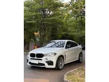 2015 BMW X6 3.0 xDrive35i SUV (Upgrade X6M) White on Black Odo 22 Rb (TERMURAH)