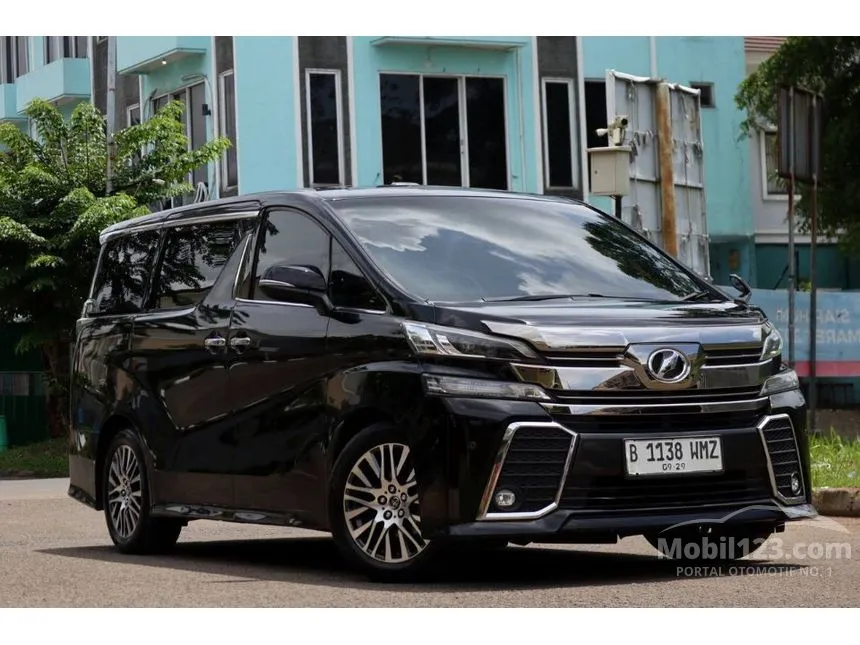 Jual Mobil Toyota Vellfire 2015 ZG 2.5 di DKI Jakarta Automatic MPV Hitam Rp 550.000.000