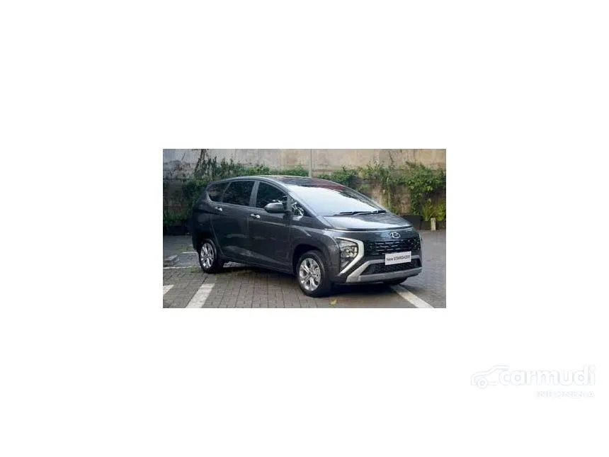 Jual Mobil Hyundai Stargazer 2024 Essential 1.5 di Banten Automatic MPV Abu