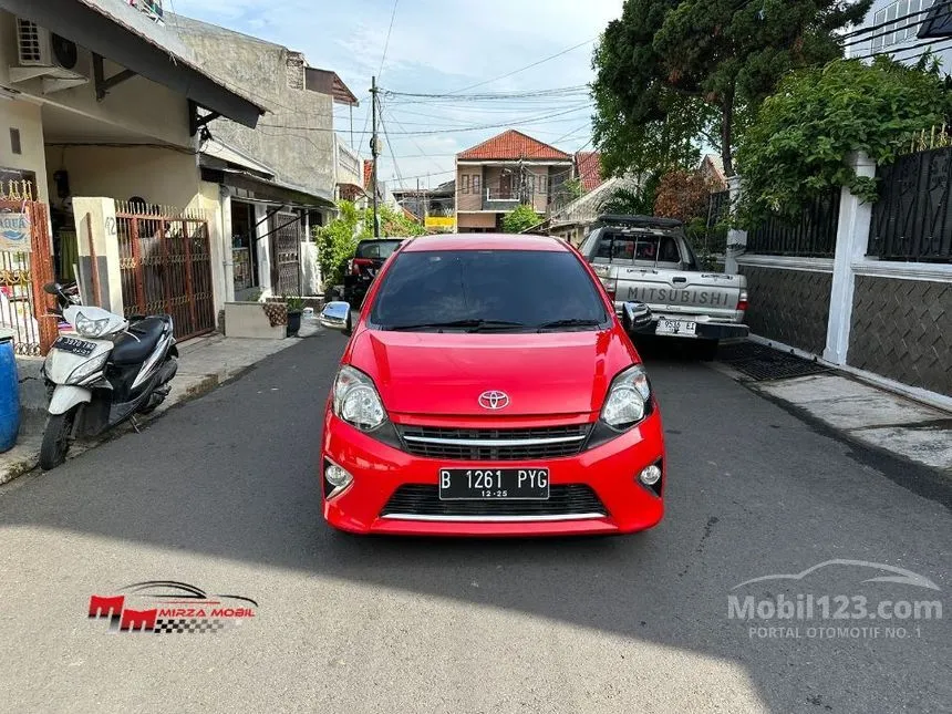 Jual Mobil Toyota Agya 2015 G 1.0 di Jawa Barat Manual Hatchback Merah Rp 82.500.000
