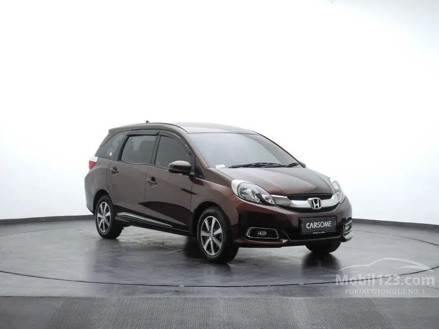 Jual Mobil Honda Mobilio 2016 E Prestige 1.5 di Jawa Barat Automatic MPV Merah Rp 134.000.000