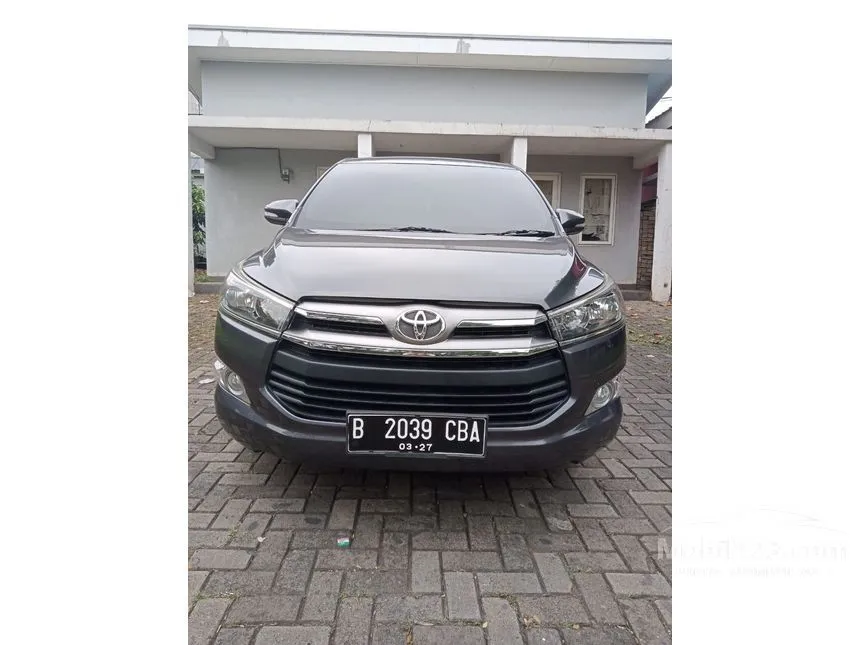 Jual Mobil Toyota Kijang Innova 2016 V 2.4 di Banten Automatic MPV Abu