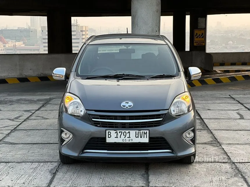 Jual Mobil Toyota Agya 2014 G 1.0 di DKI Jakarta Automatic Hatchback Abu