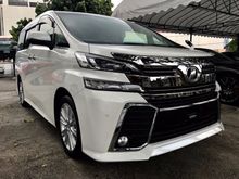 2015 Toyota Vellfire 2.5 Z MPV 7 SEATER 2 POWER DOOR