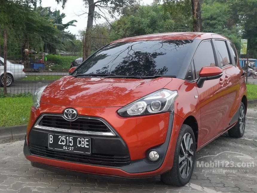 Jual Mobil Toyota Sienta 2017 V 1.5 di DKI Jakarta Automatic MPV Merah Rp 155.000.000