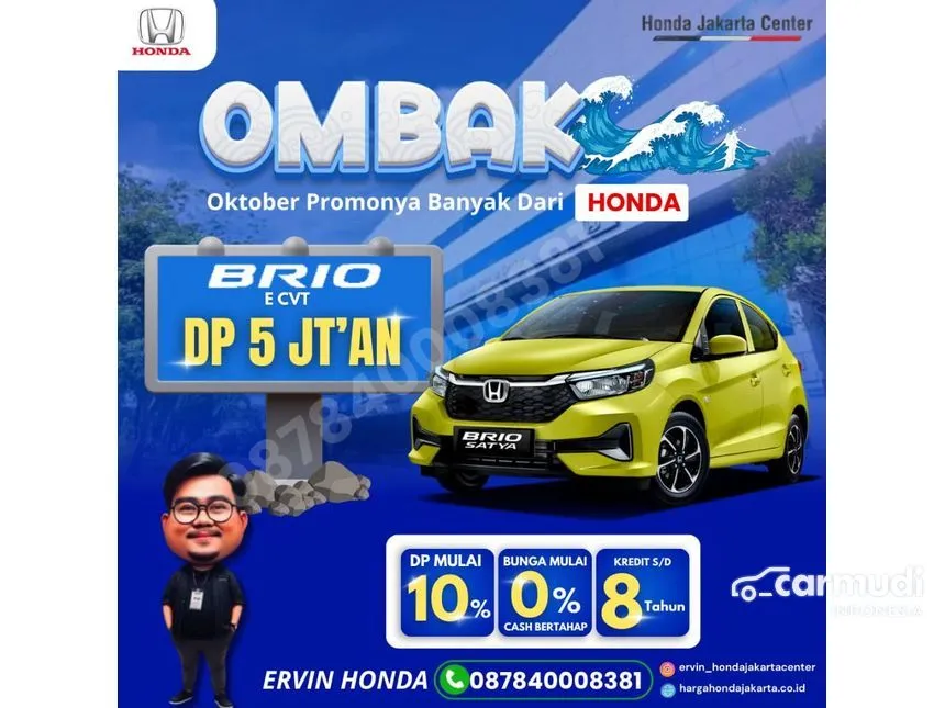 Jual Mobil Honda Brio 2024 RS 1.2 di DKI Jakarta Automatic Hatchback Kuning Rp 159.900.000