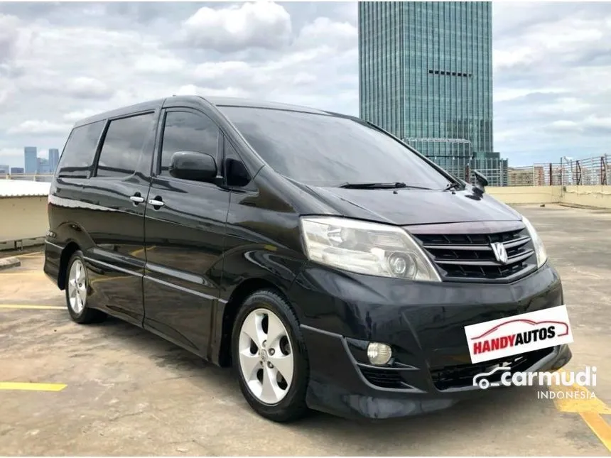 Jual Mobil Toyota Alphard 2006 ASG 2.4 di Banten Automatic MPV Hitam Rp 129.000.000
