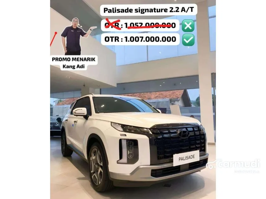 Jual Mobil Hyundai Palisade 2024 Signature 2WD 2.2 di Lampung Automatic SUV Putih Rp 1.007.000.000